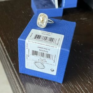 Swarovski Gold Crystal Ring
